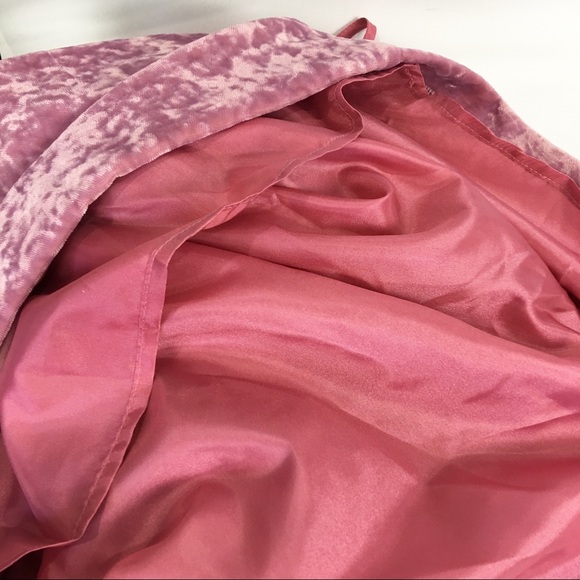 J. Crew Factory Pink Velvet Ruffle Cami - Picture 7 of 8
